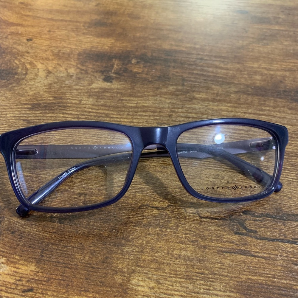 Joseph Abboud Eyeglasses Dark Purple Toned JA4050